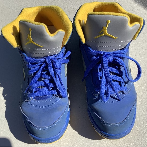 Nike Air Jordan 5 Retro Laney Varsity Royal Blue Shoes CI3287-400 Size 3 Youth - Picture 5 of 11